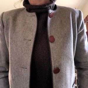 Vintage Wool-blend Women's Suit Jacket